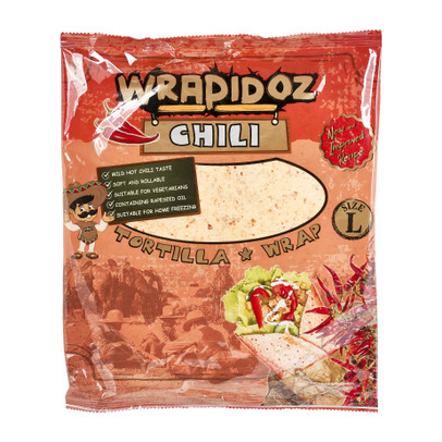 Wraps – chili –  6 stuks