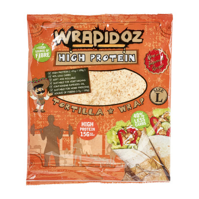 Wraps – hoog proteïne – 4 stuks