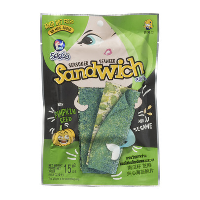Zeewier snack pompoempit – 15 gram