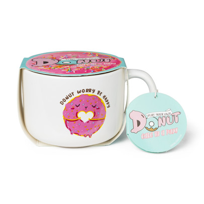 Donut cake mug – aardbei
