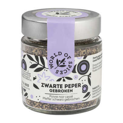 Zwarte peper gebroken – 75 gram