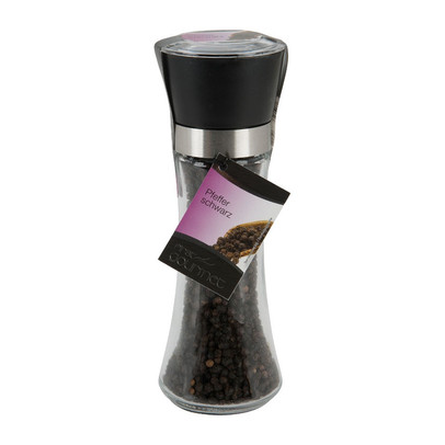 Zwarte peper met molen