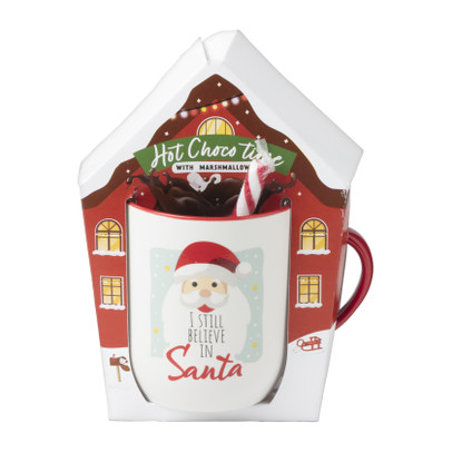 Kerst mok kerstman – wit