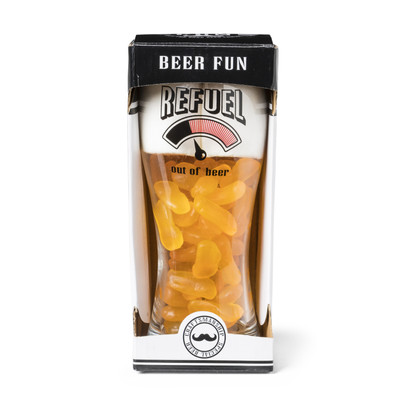 Bierglas met snoep – 235 g