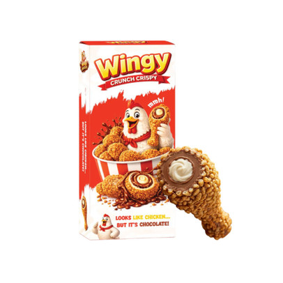 Wingy crunch crispy chicken – chocolade – 45 gram