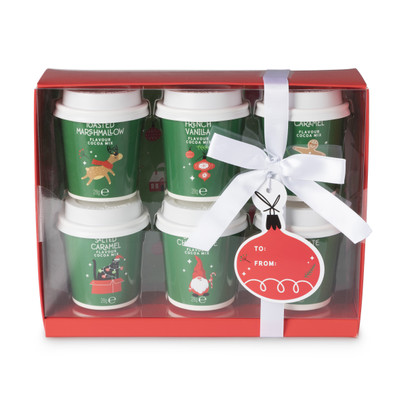 Mini cup cocoa mix – set van 6