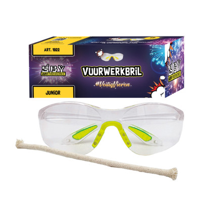 Vuurwerkbril – junior