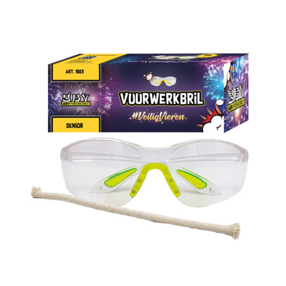 Vuurwerkbril – senior