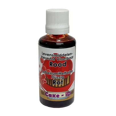 Vloeibare kleurstof – rood – 50 ml