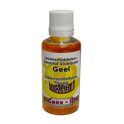 Vloeibare kleurstof – geel – 50 ml