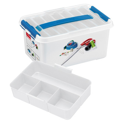 Sunware Q-line naaibox – 6 liter – wit