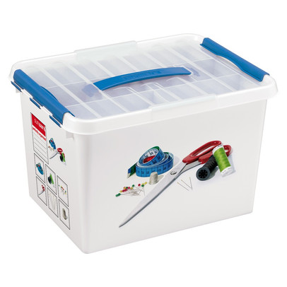 Sunware Q-line naaibox – 22 liter – wit